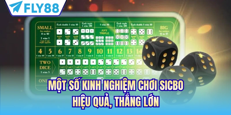 Một số kinh nghiệm chơi Sicbo hiệu quả, thắng lớn